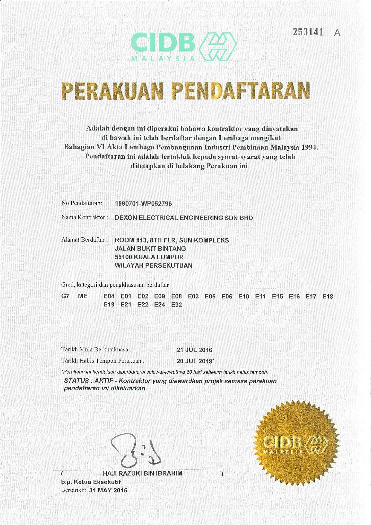 CIDB Grade G7